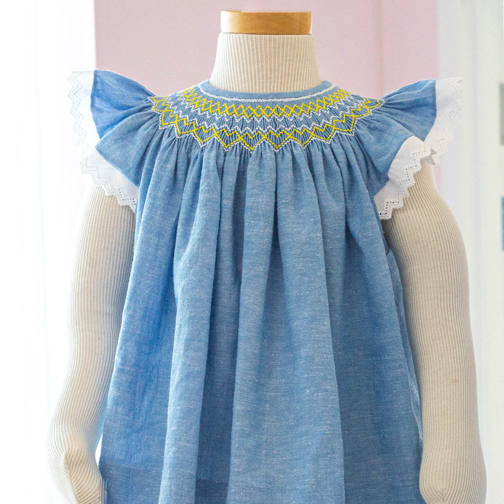 Smocked Bishop Tunic with Banded Parker Shorts