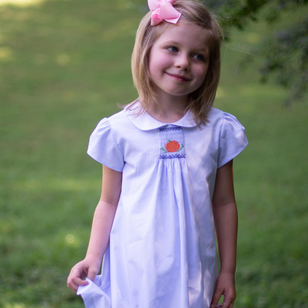 Eleanor with Smocked Pumpkin