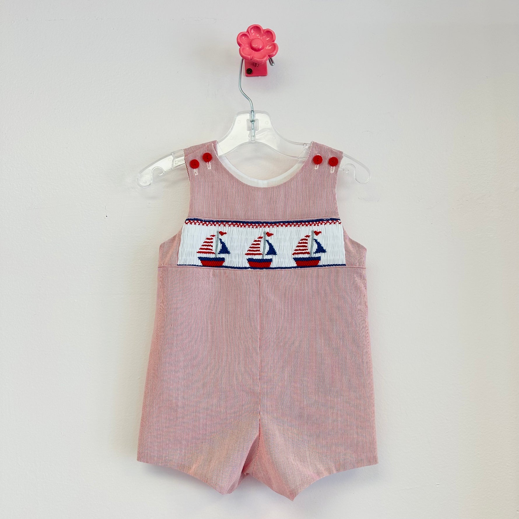 Patriotic Regatta Smocked Johnny