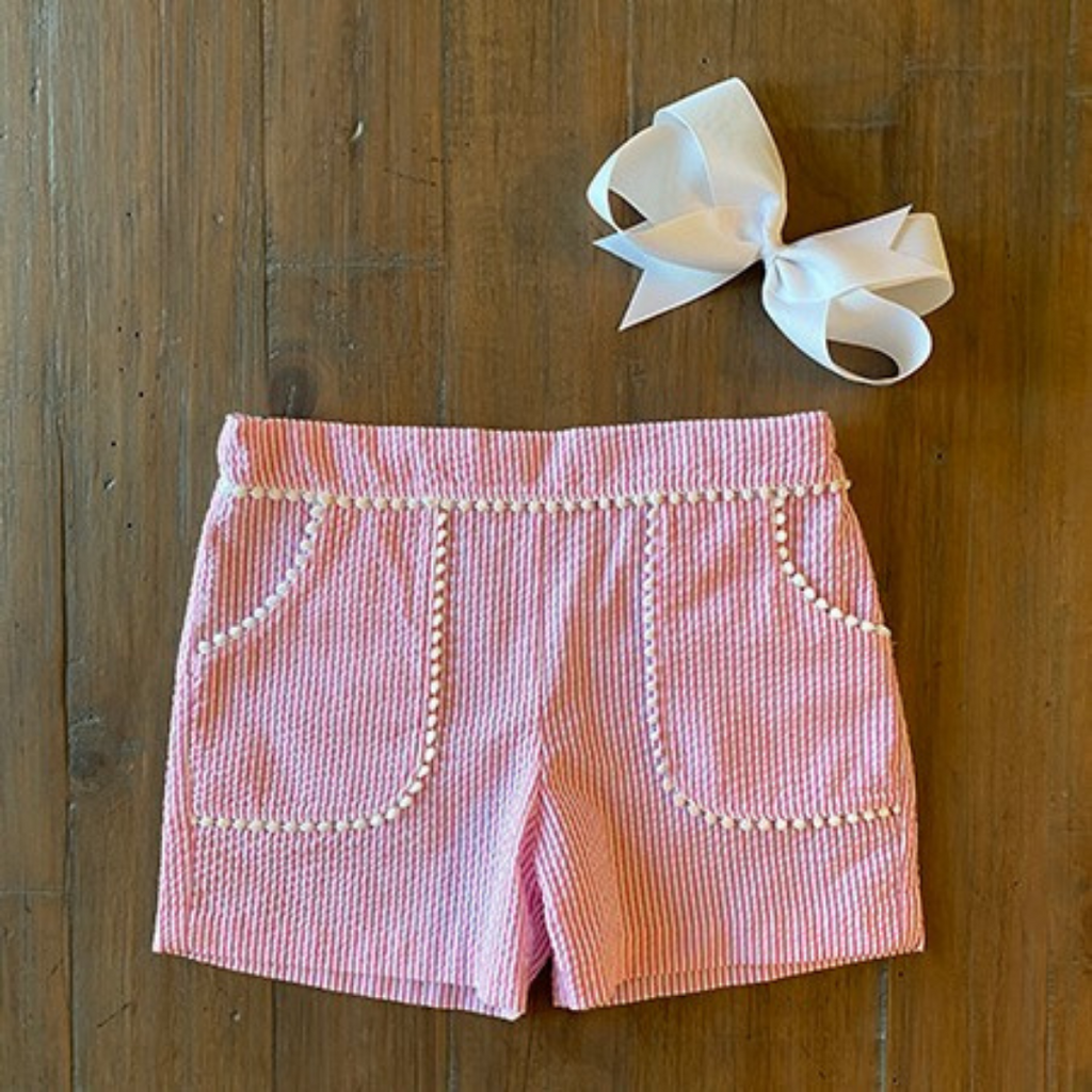 Robert Shorts with Pom Pom Trim