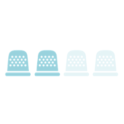 Moderate (2 Thimbles)