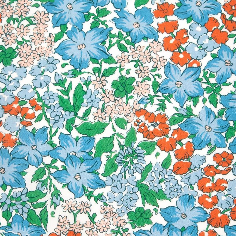 Fabric Cut: 3/4 yd Lulworth Cove D Organic