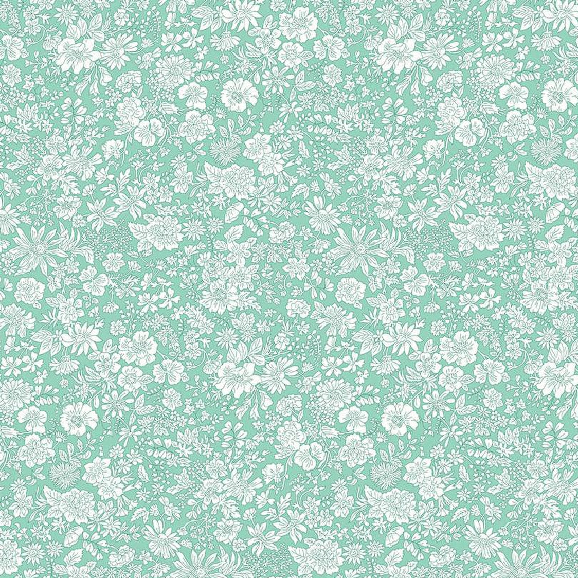 Remnant: 1/4 yd Emily Belle Soft Mint