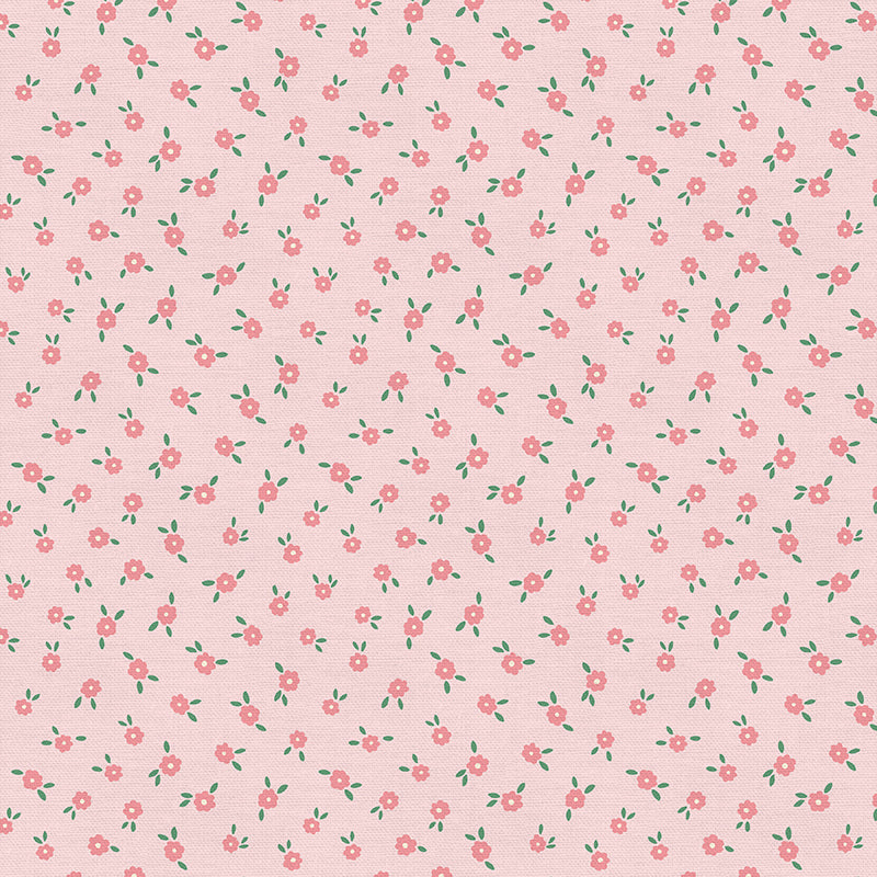 Ditsy Floral Pink, Paint Brush Studio Fabrics