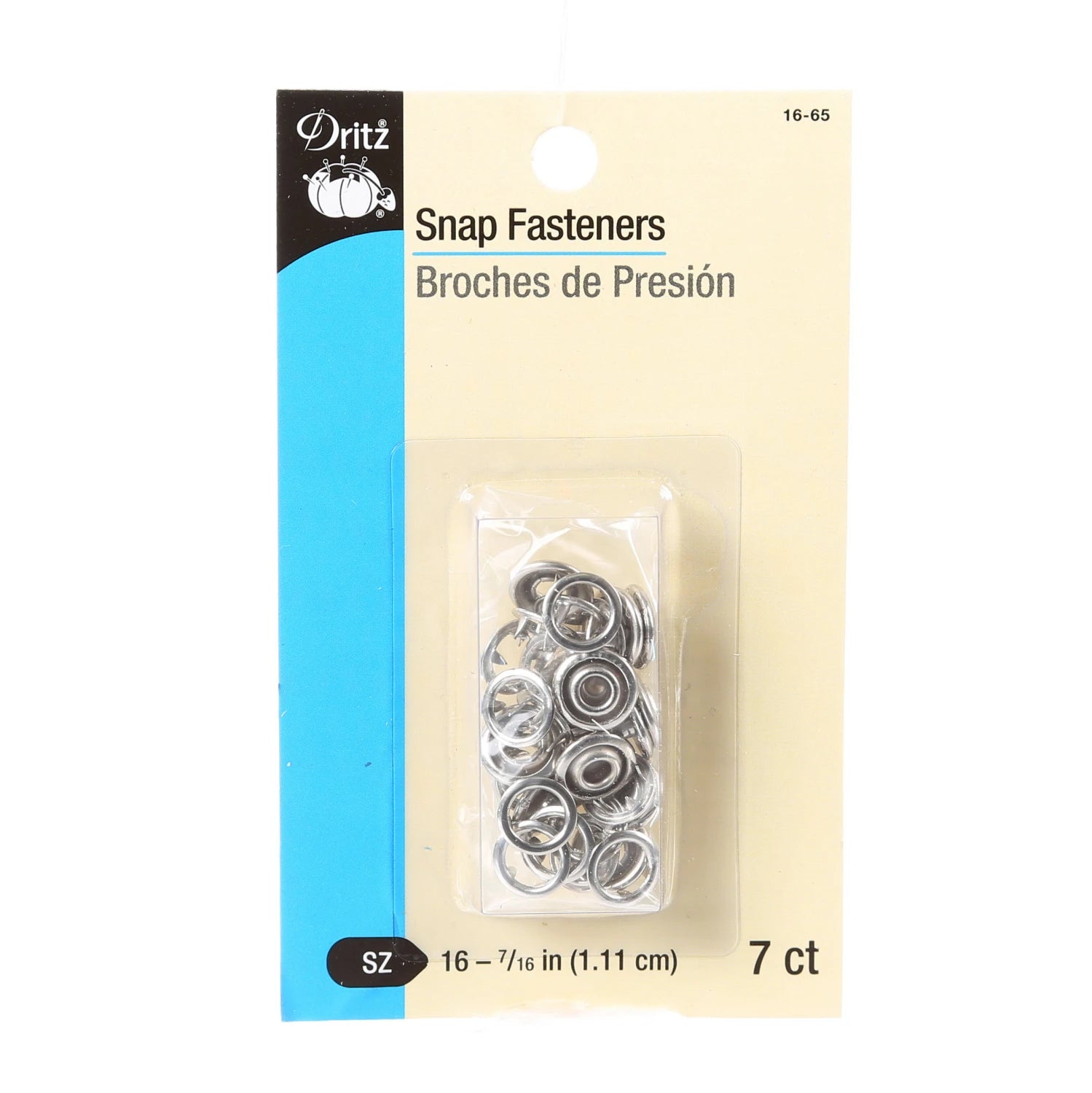 Snap Fastener Nickel 7ct