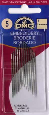 DMC Crewel/Embroidery Needles - Size 5