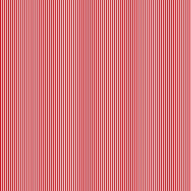 Dark red and white vertical pinstripe fabric pattern, evenly spaced thin lines