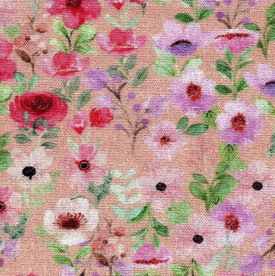 Whimsical Watercolor Peach
