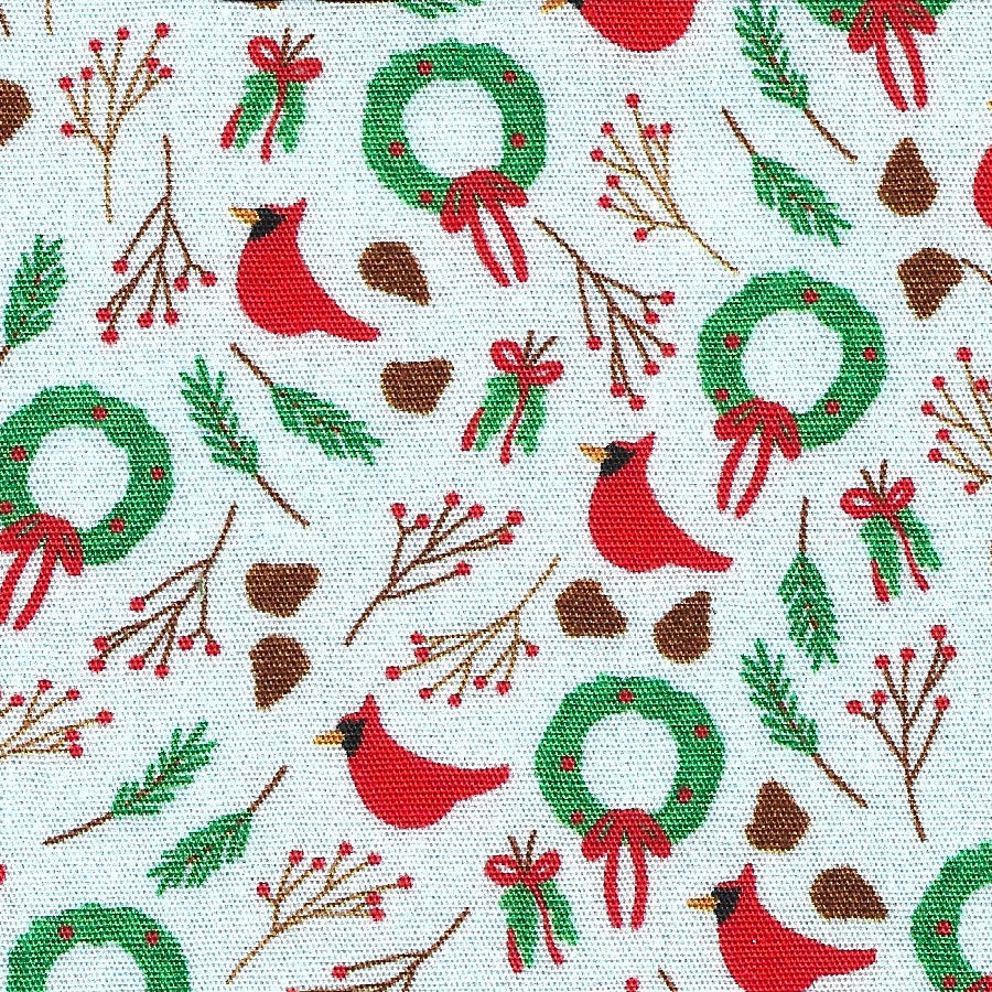 Cardinal Christmas Blue