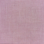 Red and white mini gingham tattersall woven cotton fabric remnant, half yard
