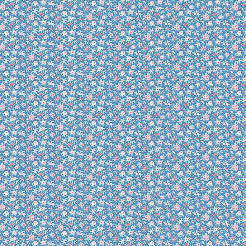 Floral Romance Blossom Blue