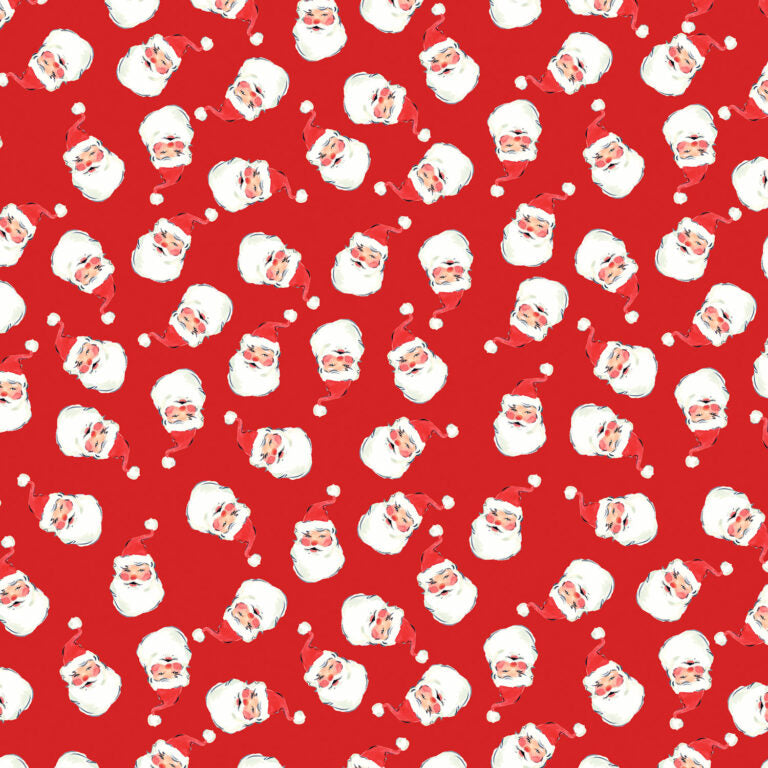 Jolly Santa Festive Red