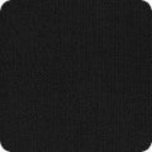 Solid black corduroy fabric swatch with subtle ribbed texture
