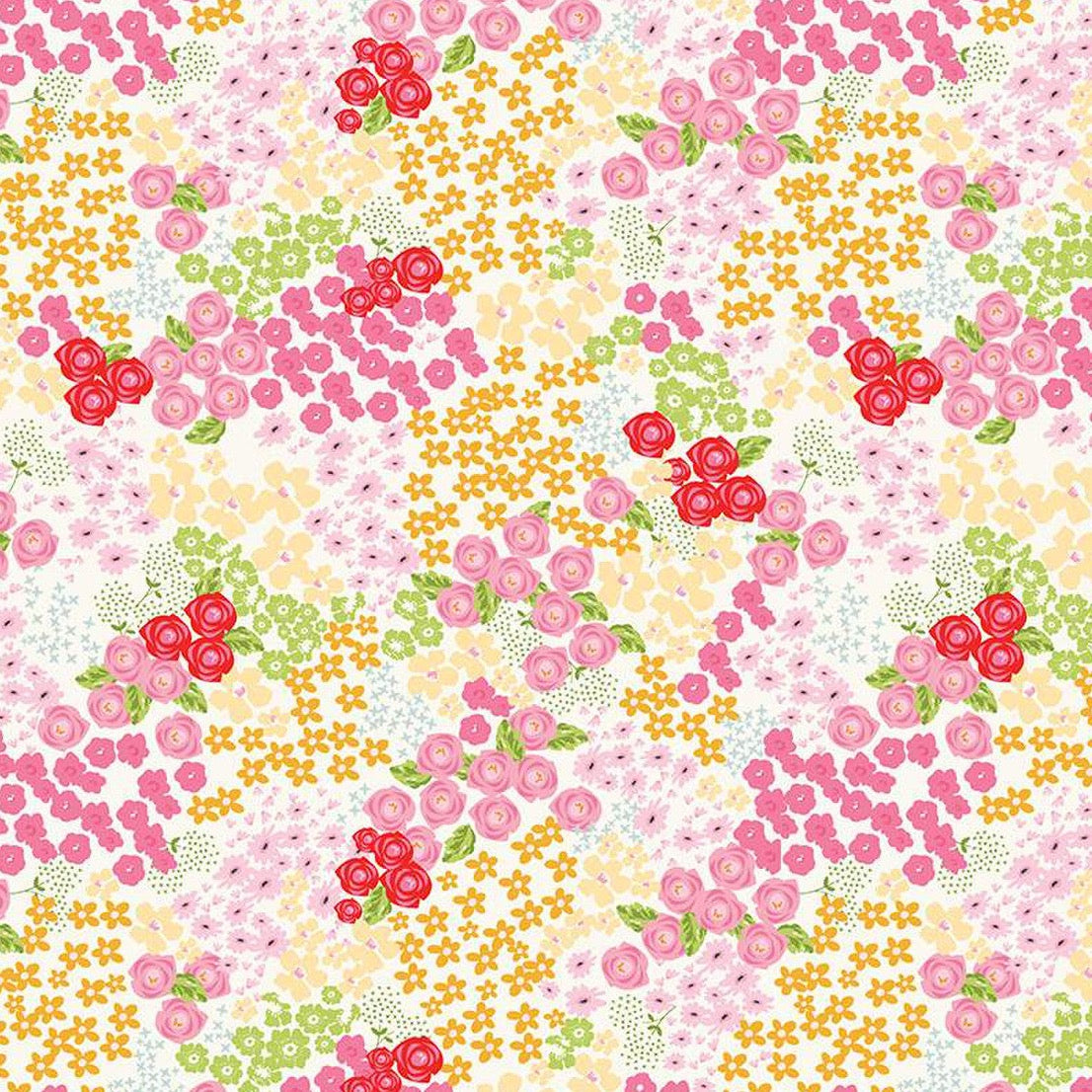 Picnic Florals Flower Garden Cream