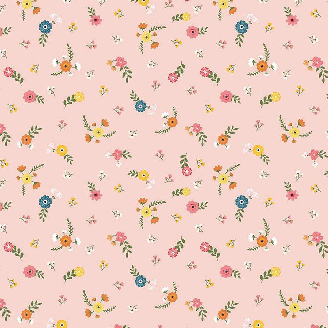 Gone Glamping Flowers Pink