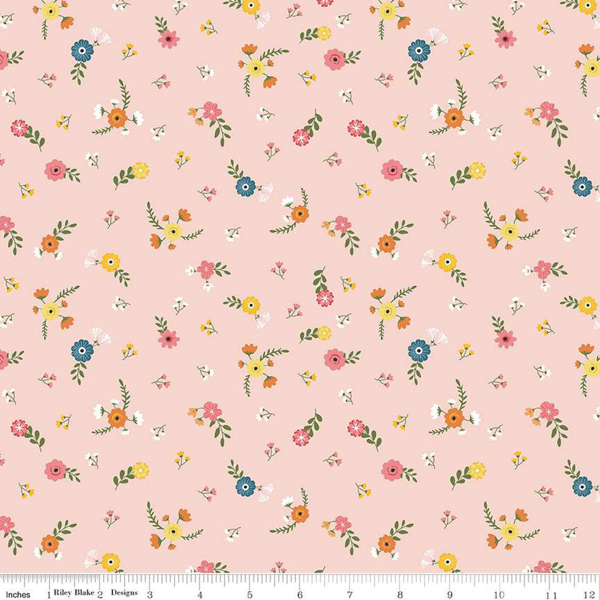 Gone Glamping Flowers Pink