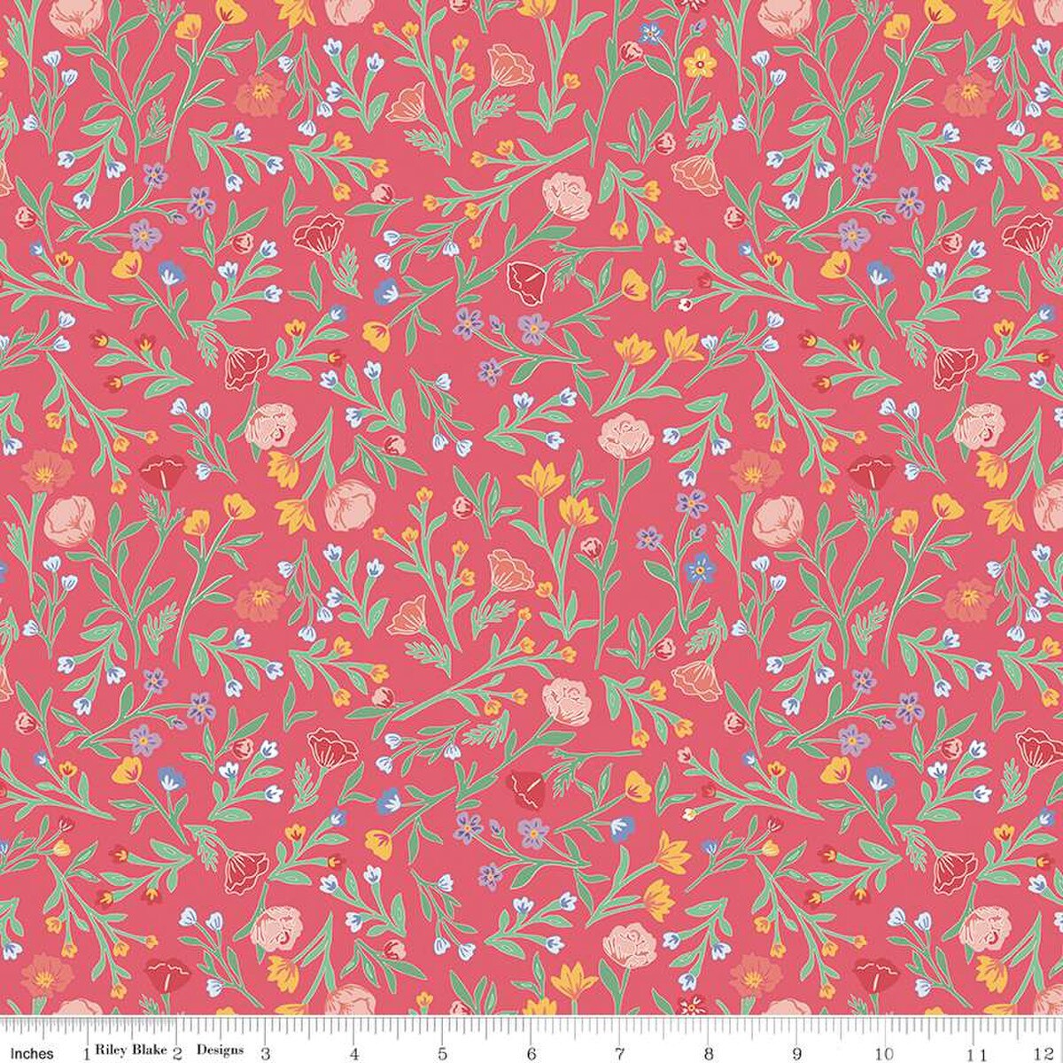 Simple Pleasures Scattered Vine Raspberry