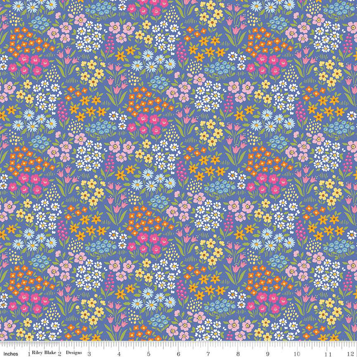 Little Darlin' Floral Fields Periwinkle