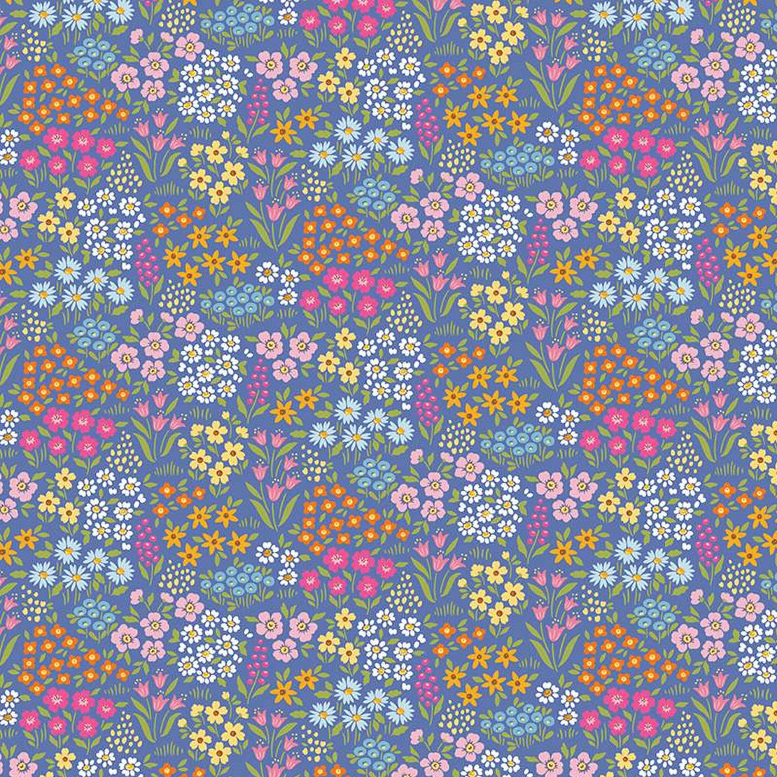 Little Darlin' Floral Fields Periwinkle