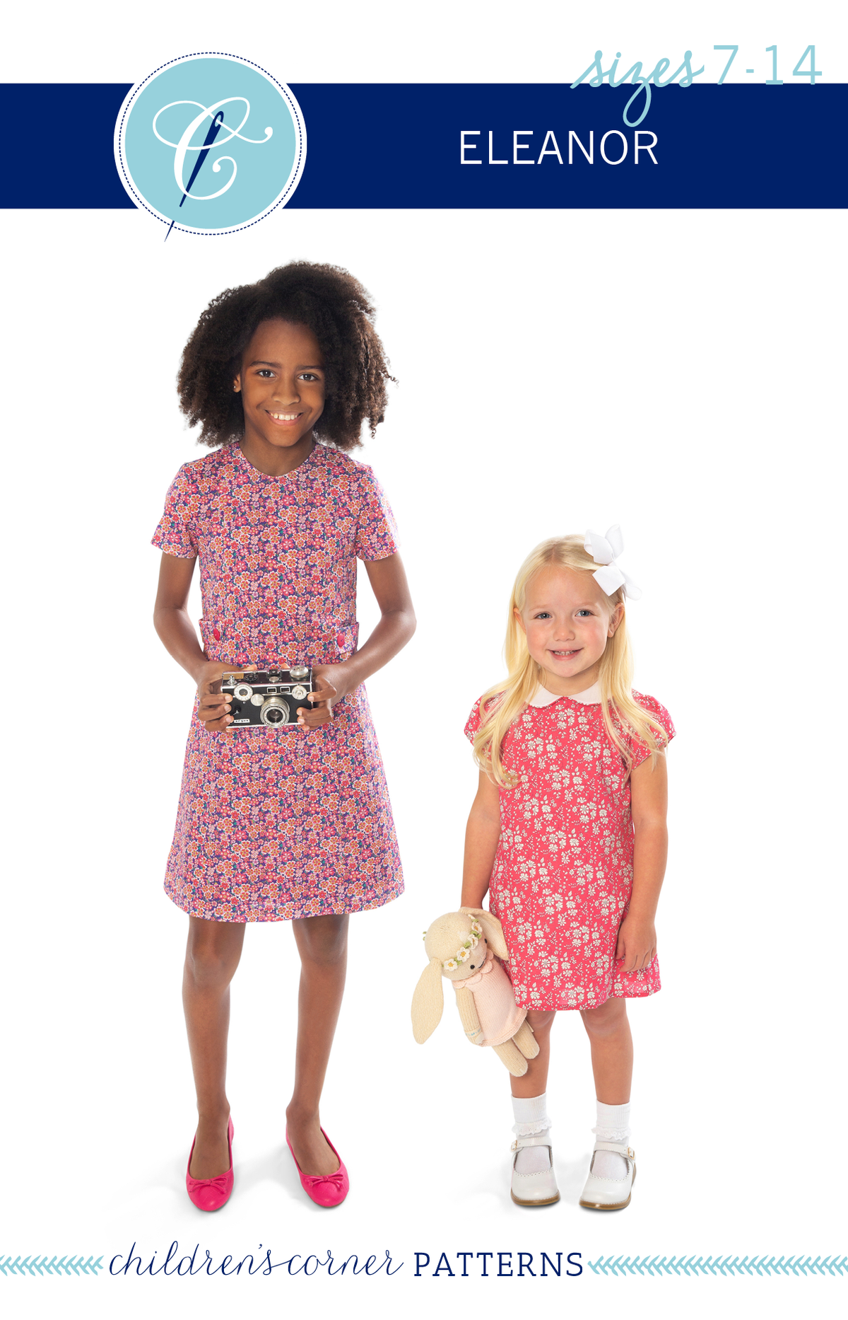 girls a line dress pattern Girl's A-line Sheath Dress Tutorial and PDF Pattern (in sizes 3-7)