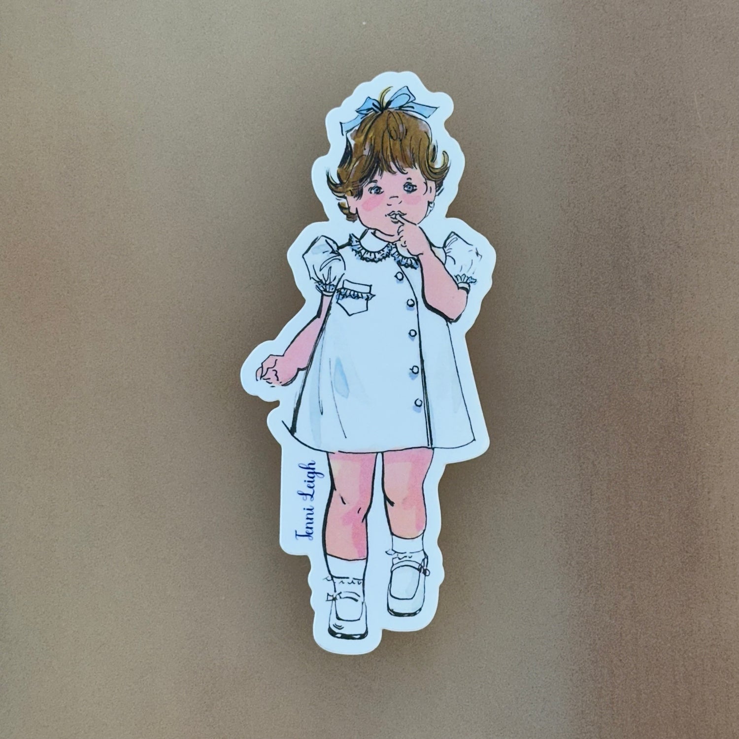 Jenni Leigh Original Watercolor Art Sticker