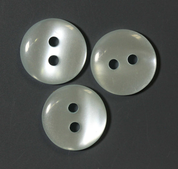Pearlized Plastic Buttons - Multiple Sizes