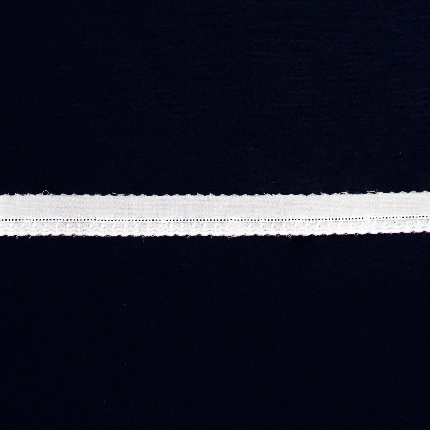 Swiss Embroidered Edging with Entredeux 56384 White