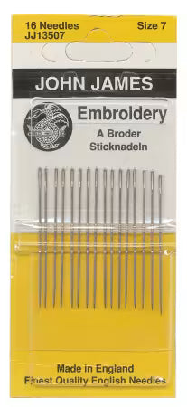 Crewel/Embroidery Needles JJ - Size 7