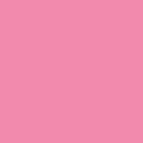 Solid petal pink corduroy fabric swatch, smooth even tone, warm rosy pink hue