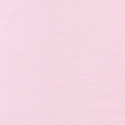 Solid light pink knit fabric with subtle texture, soft blush tone
