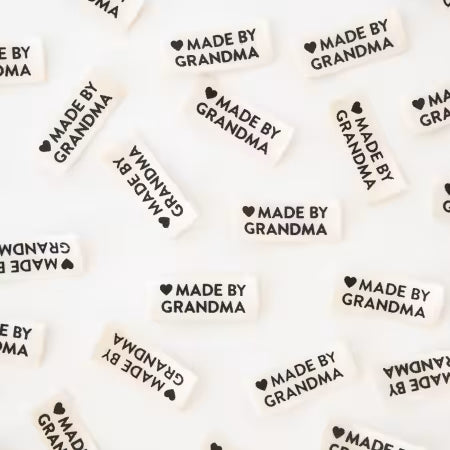 Sew In Tag: Made by Grandma