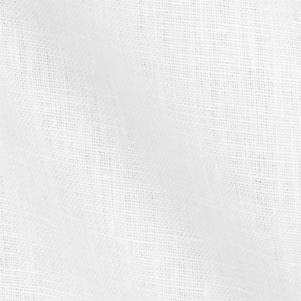 White handkerchief linen fabric with subtle woven texture and soft drape