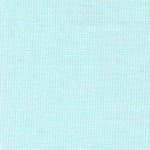 Micro gingham fabric in soft aqua and white, tiny 1/32 inch check pattern