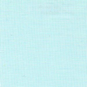 Micro gingham fabric in soft aqua and white, tiny 1/32 inch check pattern