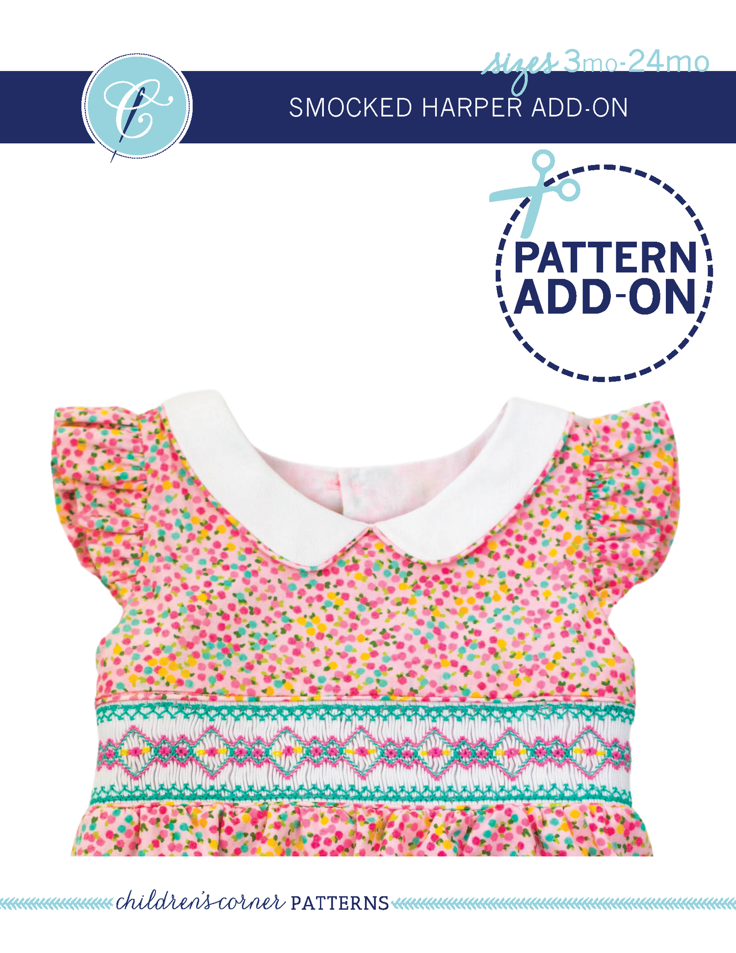 Harper Smocked Add-on - Digital Download