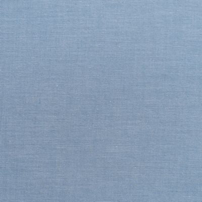 Light blue chambray cotton fabric with subtle woven texture and soft rustic finish