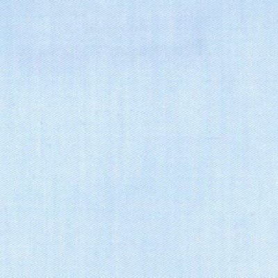 Light blue super fine twill fabric with subtle diagonal weave texture