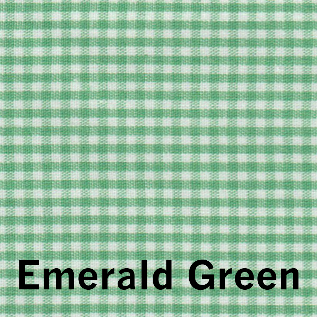 Remnant: 1/4 yd Gingham 1/16" - Emerald