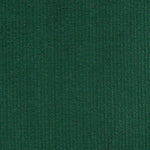 Dark green corduroy fabric with fine vertical ribbed texture and woven weave pattern