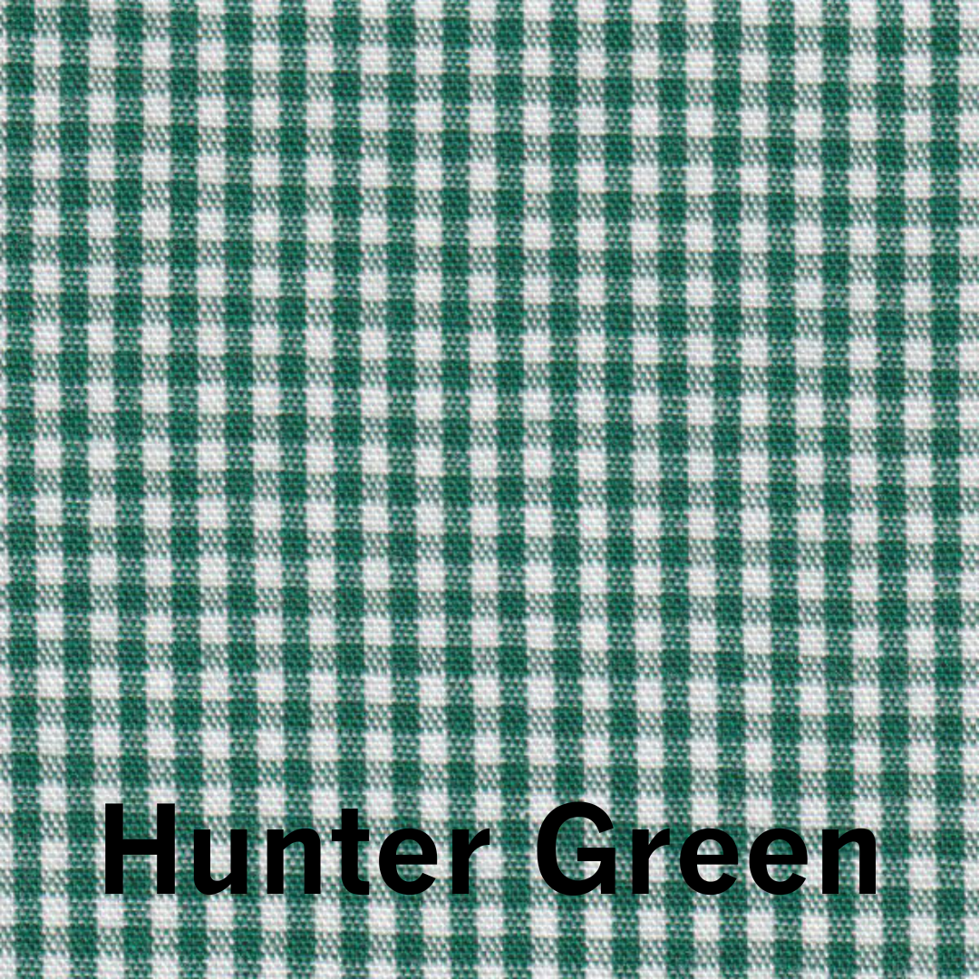 Remnant: 3/4 yd Gingham 1/16" - Hunter Green