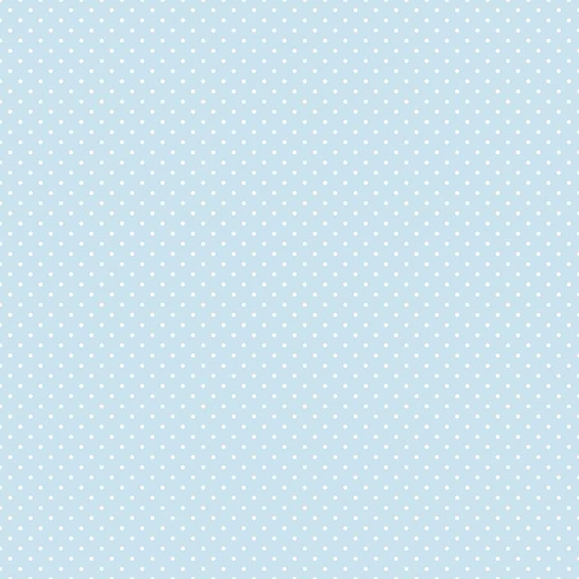 Swiss Dot on Blue