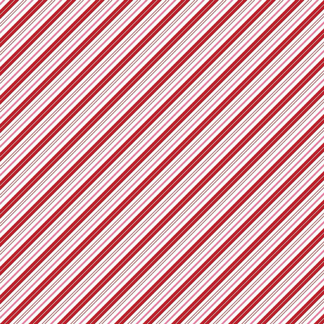 Claus & Co. Candy Cane Stripes Red