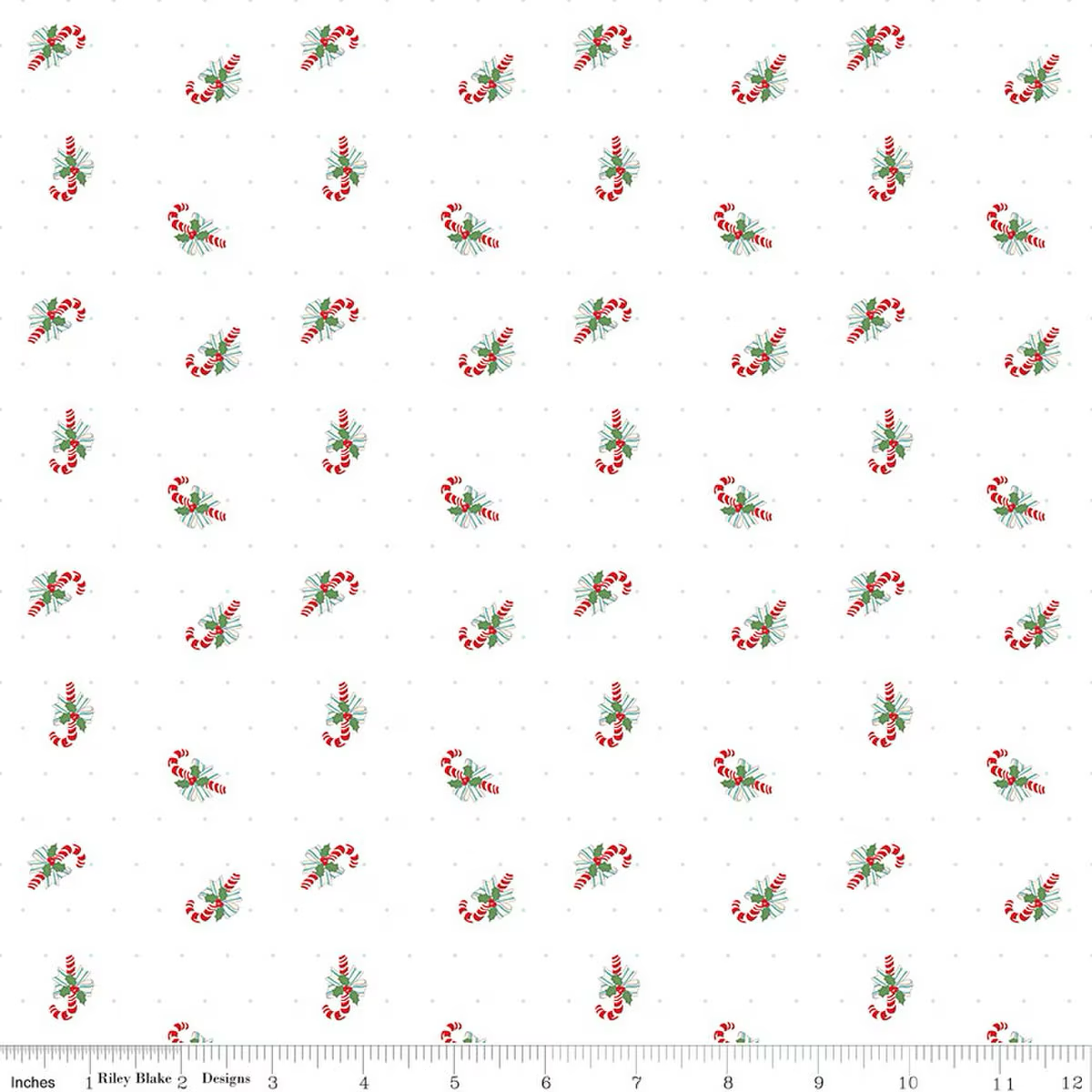 Claus & Co. Candy Cane Toss White