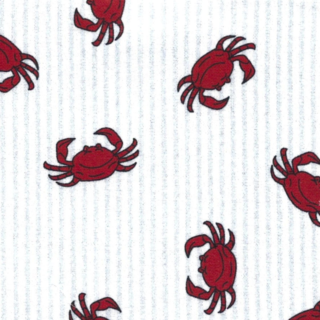 Crab on Blue Stripe