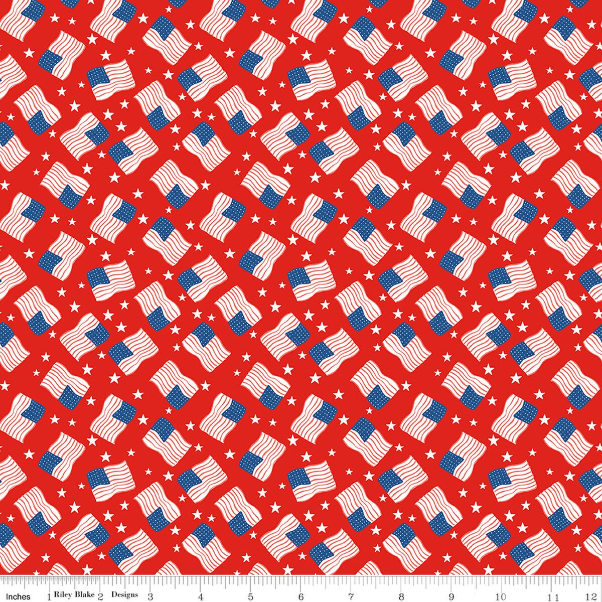 Firecracker Flags Red