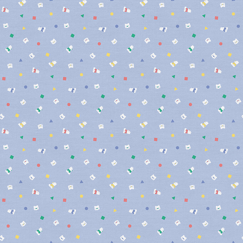 Ditsy Bears Blue
