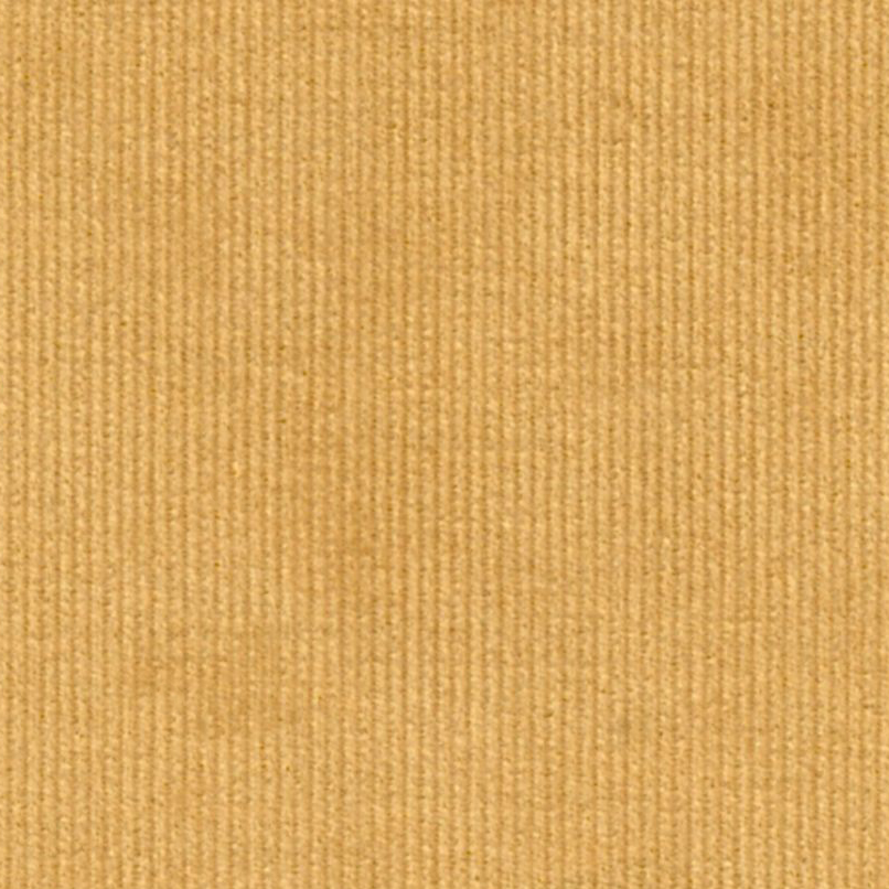 Golden yellow corduroy fabric with fine vertical ribs and soft texture