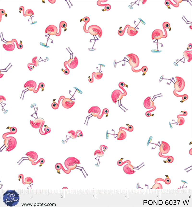 Tossed Flamingos