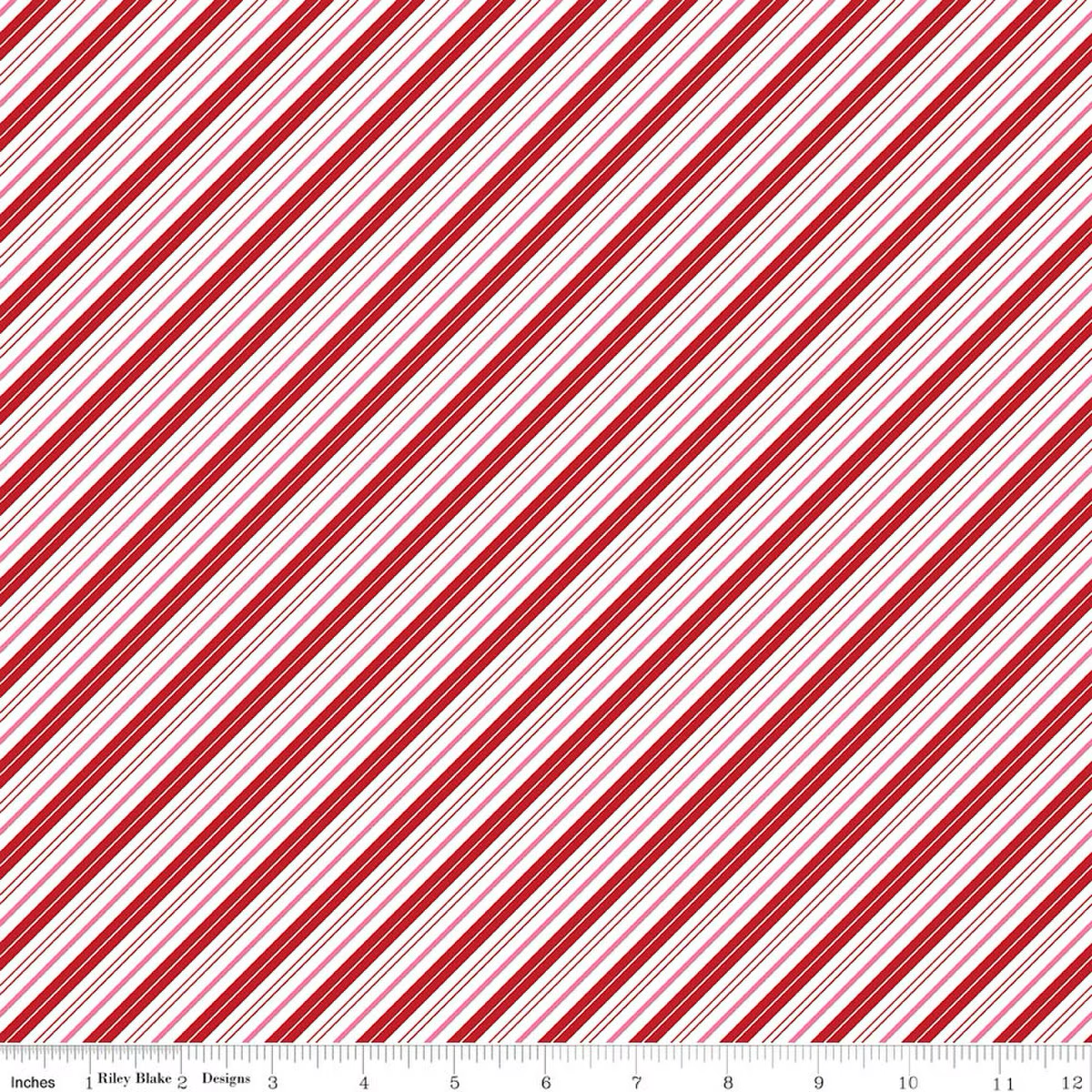 Claus & Co. Candy Cane Stripes Red