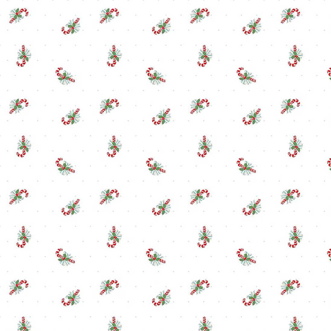 Claus & Co. Candy Cane Toss White
